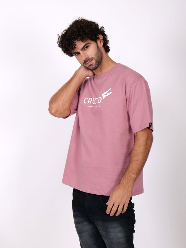 Butterfly Puff Oversized T-Shirt, Onion - Image 6