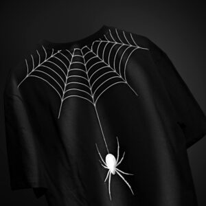 Black Spider Puff Oversized T-Shirt