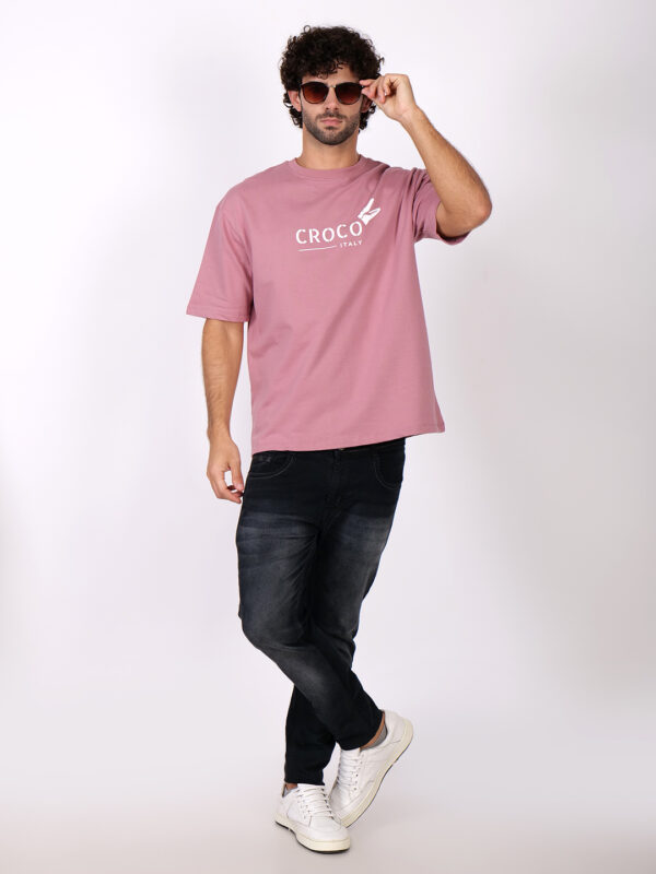 Butterfly Puff Oversized T-Shirt, Onion - Image 7